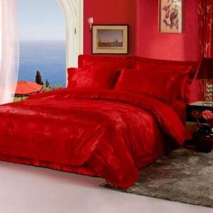 婉立大紅色結(jié)婚四件套 傳統(tǒng)喜慶與環(huán)保涂料的品質(zhì)之選